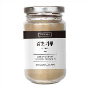 자연 감초 가루 90g 한방 감초 분말 90g 신선약초 요리용