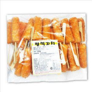 냉동 미니 쌀떡 꼬치 에어프라이어 쌀떡 꼬치 세트 휴게소 분식