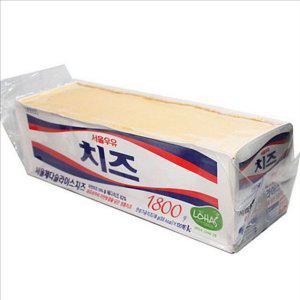 서울우유 슬라이스 치즈 업소용 체다 슬라이스 치즈 1800g 100매