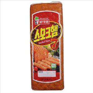 대용량 스모크 햄 1kg 간편 롯데 스모크 햄 볶음밥 캠핑