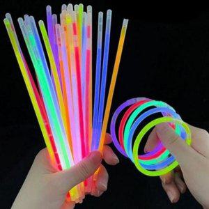 어린이 야광 팔찌 100개입 이벤트 야광 막대 콘서트 축제 응원
