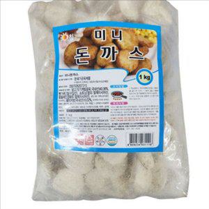 수제 미니 돈까스 에어프라이어 냉동 돈까스 1kg 간편식