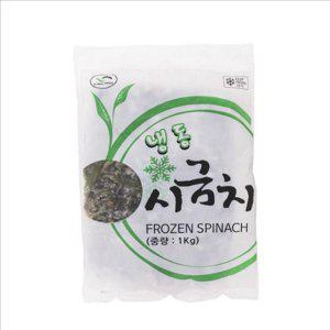 1kg 냉동 시금치 국거리 손질 시금치 대용량 요리 재료