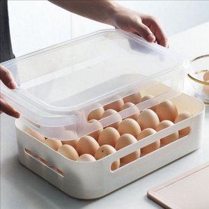 투명 계란 정리대 적층 계란 수납함 냉장고 정리 용기