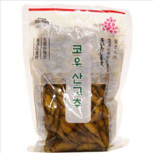 매운 산고추 절임 간장 고추 절임 삭힌 장아찌 밑반찬