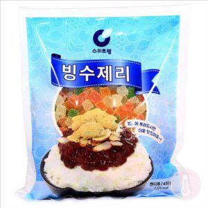 간편 빙수용 젤리 후르츠 빙수 토핑 젤리 450g 카페용 디저트