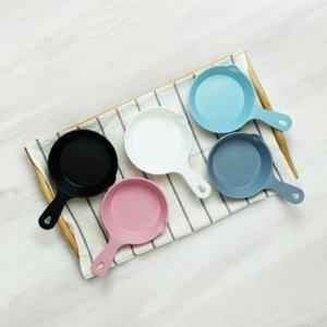 경량 캠핑 앞접시 5P세트 휴대용 손잡이 앞접시 야외용 플라스틱 주방