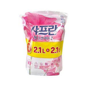 대용량 액체 섬유 유연제 저자극 빨래 섬유 유연제 리필 세탁