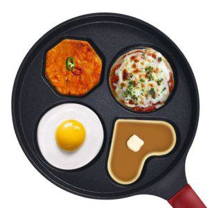 다용도 4구 에그 팬 26cm 인덕션 멀티 에그 팬 알루미늄