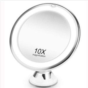 고배율 확대 led 거울 10배율 360도 화장 확대 거울 메이크업