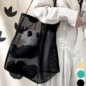 데일리 여름 비치 백 시스루 메쉬 숄더백 바캉스 썸머 여성