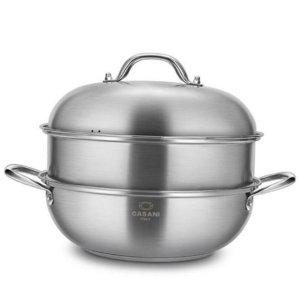 대용량 인덕션 찜 냄비 28cm 스테인리스 스텐 찜 냄비 만능