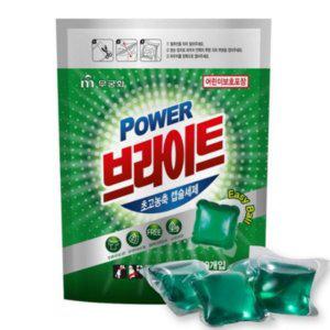 캡슐형 초고농축 세탁 세제 향기 액체 세탁 세제 드럼 30개입