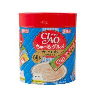 짜먹는 고양이 간식 퓨레 고양이 습식 간식 저칼로리 기호성 60p