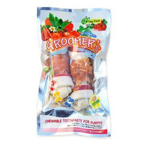 뼈다귀 강아지 치킨 껌 덴탈껌 강아지 우유 고단백 육포 5p