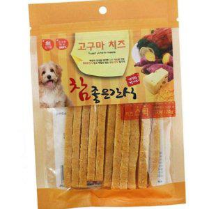 강아지 고구마 스틱 영양 치즈 스틱 반려견용 간식 120g 5P