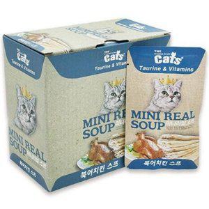고양이 간식 파우치 회복 보양식 스프 북어 치킨 40g 20개