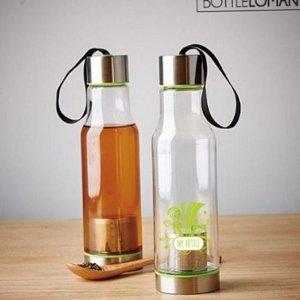 600ml 트라이탄 보틀 인퓨저 녹차 물병 휴대용 데일리 따뜻한 심플