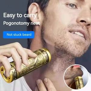 남성용 미니 전기 면도기, 무자극 방수 면도기, 편하고 닫힘 면도기
