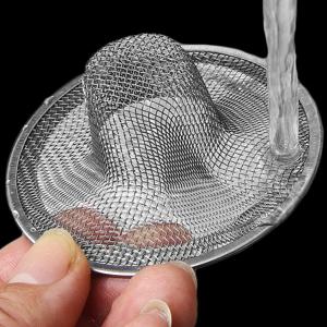 스테인레스 스틸 주방 싱크 필터 메쉬 스트레이너 필터 폐기물 구멍 트랩 스트레이너 스토퍼 욕실 바닥 드레인 헤어 캐처