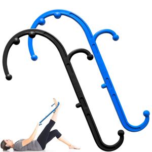 트리거 포인트 및 셀프 마사지 후크 지팡이 치료용 등, 목 및 발 마사지기, 등 긁기 도구