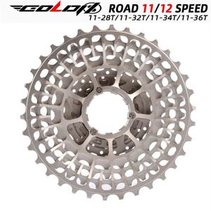 GOLDIX 초경량 CNC 도로 자전거 카세트 11/12 속도 k7 11S 12S 28T/32T/34T/36T 시마노 HG용 카세트 스프로킷