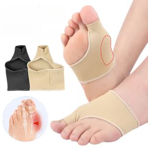 1 쌍 발가락 분리기 Hallux Valgus Bunion 교정기 망치 발가락 직선 기 발 통증 완화 정형 페디큐어 도구 풋 케어