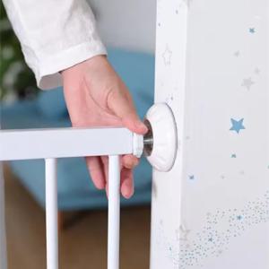 1/2세트 베이비 게이트 나사형 스핀들 로드 워크스루 게이트 벽 보호 안전 게이트 나사 볼트 키트 (아기 안전, 애완동물 계단 게이트용)