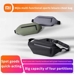 Xiaomi Mijia 가슴 가방 다기능 레저 휴대용 어깨 가방 대각선 가방 실용적인 멀티 존 스포츠 지갑