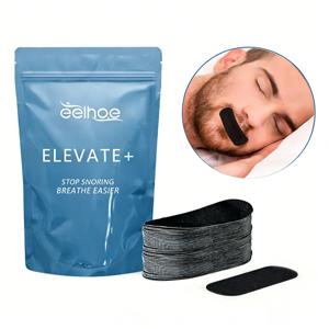 30개입 코골이 방지 입 테이프 스트립 - 코골이 방지 도구, 수면 개선 및 비강 호흡, 성인용 부드러운 입 마개 패치