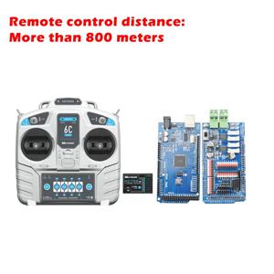 Arduino RC 무선 제어 로봇 탱크, 자동차 모터 드라이버 키트, 스마트 메카넘 휠, 자동차 컨트롤러, DIY 부품, 800m 길이