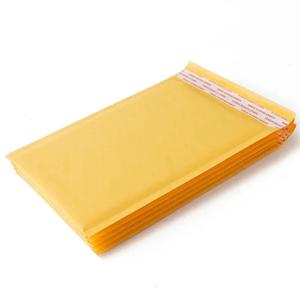 10pcs/yellow 두꺼운 크래프트 종이 버블 가방 버블 봉투 가방 의류 포장 가방 방수 익스프레스 가방