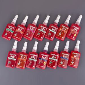 50ml Threadlocker 나사 접착제 신속하게 경화되는 스레드 잠금 에이전트 혐기성 접착제 부식 방지 풀림 방지 접착제