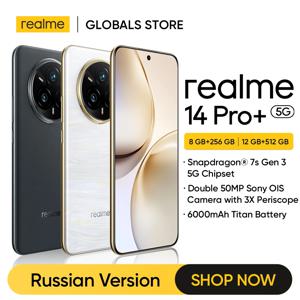 Google Play 스마트폰 Snapdragon을 탑재한 realme 14 Pro Plus ® 7s 3세대 5G 120Hz 곡선 디스플레이 50MP 소니 3X 잠망경 6.83인치 6000mAh