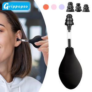 Grippopso 귀 압력 도구 장력 감소 다채로운 귀 압력 도구 두통을위한 휴대용 실리콘 내부 귀 압력 도구