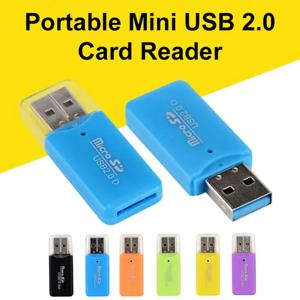 미니 USB 2.0 마이크로 SD TF T 플래시 카드 Windows USB 메모리 카드 클래식 플래시 카드 용 USB 2.0 카드 라이더 어댑터