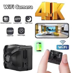 X5 무선 카메라 HD 미니 홈 WiFi IP/AP 원격 모니터링 모션 감지 충전식 휴대용 모니터 캠코더 범용