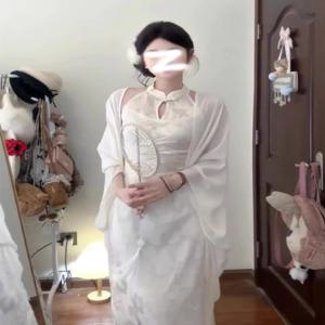 여성용 여름 숄 민소매 자외선 차단 아우터웨어 쉬폰 베일 스트랩 베스트 탑 통기성 커버업 롱 V넥 코트