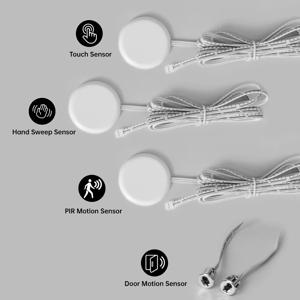 LED 스트립 센서 스위치 DC12 24V 터치/PIR 모션/듀얼 도어 센서 캐비닛 옷장 및 서랍 DIY 선반 쇼케이스 조명용