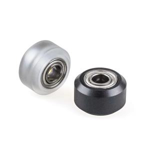 10개 Openbuilds POM 소형 V 휠 키트 (베어링 포함) 미니 V 휠 V-슬롯 알루미늄 프로파일 델린 풀리 (3D 프린터용)