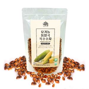 하루곳간 유기농 통알곡 볶은 옥수수차 500g 곡물차