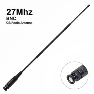 27MHz CB 라디오 안테나, BNC 커넥터가 있는 CB 핸드헬드/휴대용 라디오용 BNC-남성 유연한 소프트 휩 라디오 스캐너 안테나