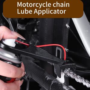 오토바이 체인 오일러 스프레이 기어 무더기 없는 체인 왁스 체인 클리너 부착형 오토바이 체인 윤활 오일러 도구