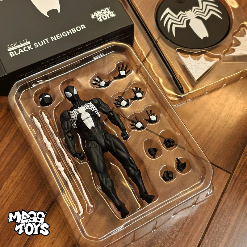 메스 토이즈 정품 공장 피규어 블랙 슈트 네이버 시미바이오티 스칼렛 스파이더 카인 파커 블랙 레드 스파이더 액션 피규어 토이즈