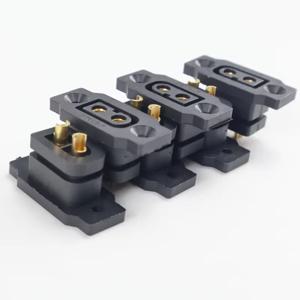 6/12PCS XT60E-F 암 플러그 커넥터 XT60 소켓 플러그 패널 마운트 나사로 고정 RC FPV 리포 배터리 RC 쿼드콥터용