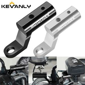 오토바이 백미러 익스팬더 브래킷 하이 퀄리티 범용 어댑터, 거치대 익스텐션 라이저, 오토바이 자전거 액세서리, 1 개
