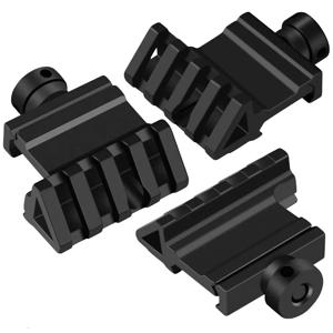 45도 각도 오프셋 피카티니 20mm 레일 마운트 스코프 또는 도트 옵틱스 스코프 레이저 오프셋 라이플 사이드 레일 어댑터