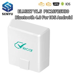 Viecar ELM327 V1.5 PIC18F25K80 블루투스 4.0 IOS 안드로이드용 ELM 327 V 1 5 자동차 OBD 2 OBD2 진단 스캐너 도구 코드 리더
