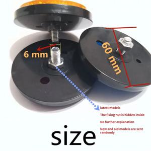 오토바이 원형 반사경 범용 자동차 트럭 오토바이 ATV 자전거 자전거 반사경 반사 굴절 자동차 액세서리