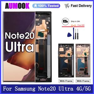 삼성 갤럭시 노트20 울트라용 새로운 AMOLED 디스플레이, 삼성 노트20 울트라 5G LCD 디스플레이 교체용 터치 스크린